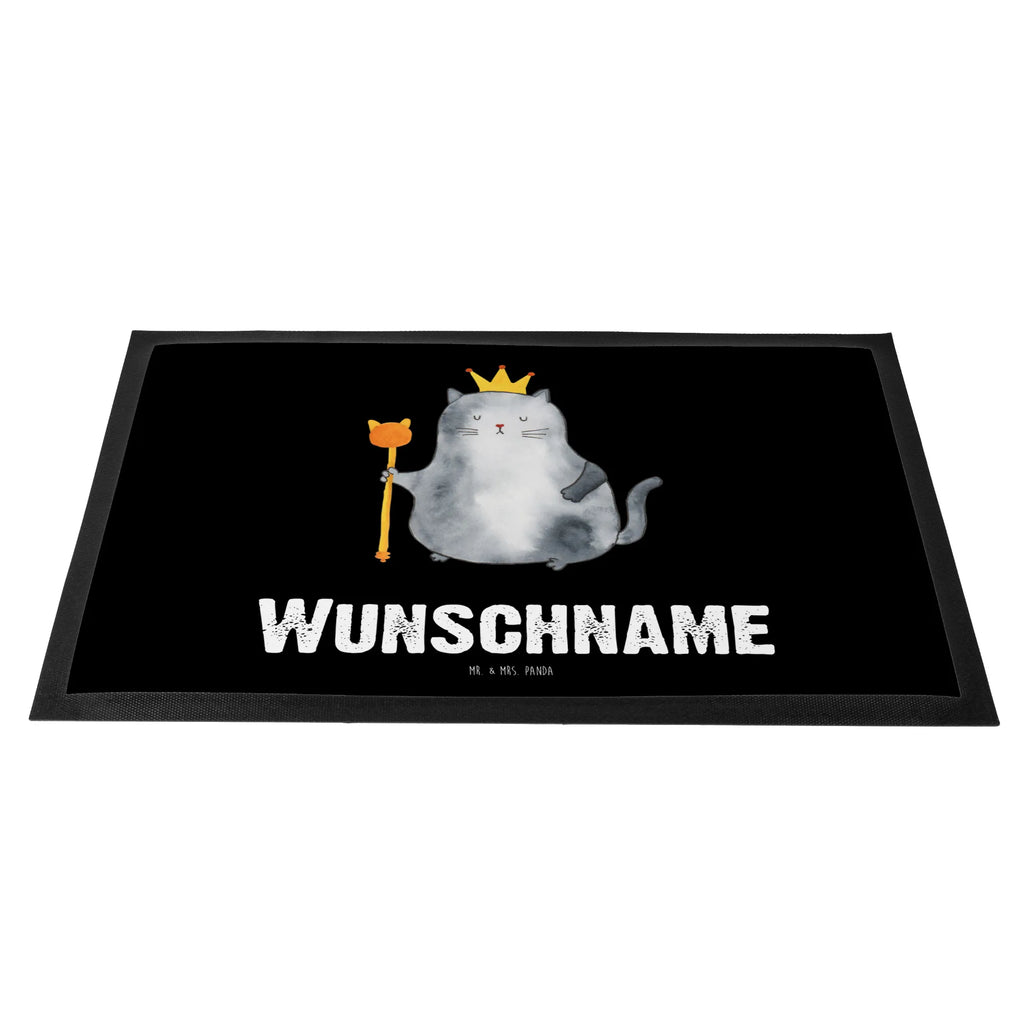 Personalized doormat Cat king cat, tomcat, kitty, meow, kitten, housecat, mama cat, love cats, cat image, cat fan, cat lover, cat fancier, cat decoration, gift for cat lover, cat owner, funny cats, cat sayings, cat motto, funny cat gifts, fan merchandise, cat stuff, animal lover, king, cats, moving in, first own apartment, family, queen, tenement, move, pussy, apartment, pet