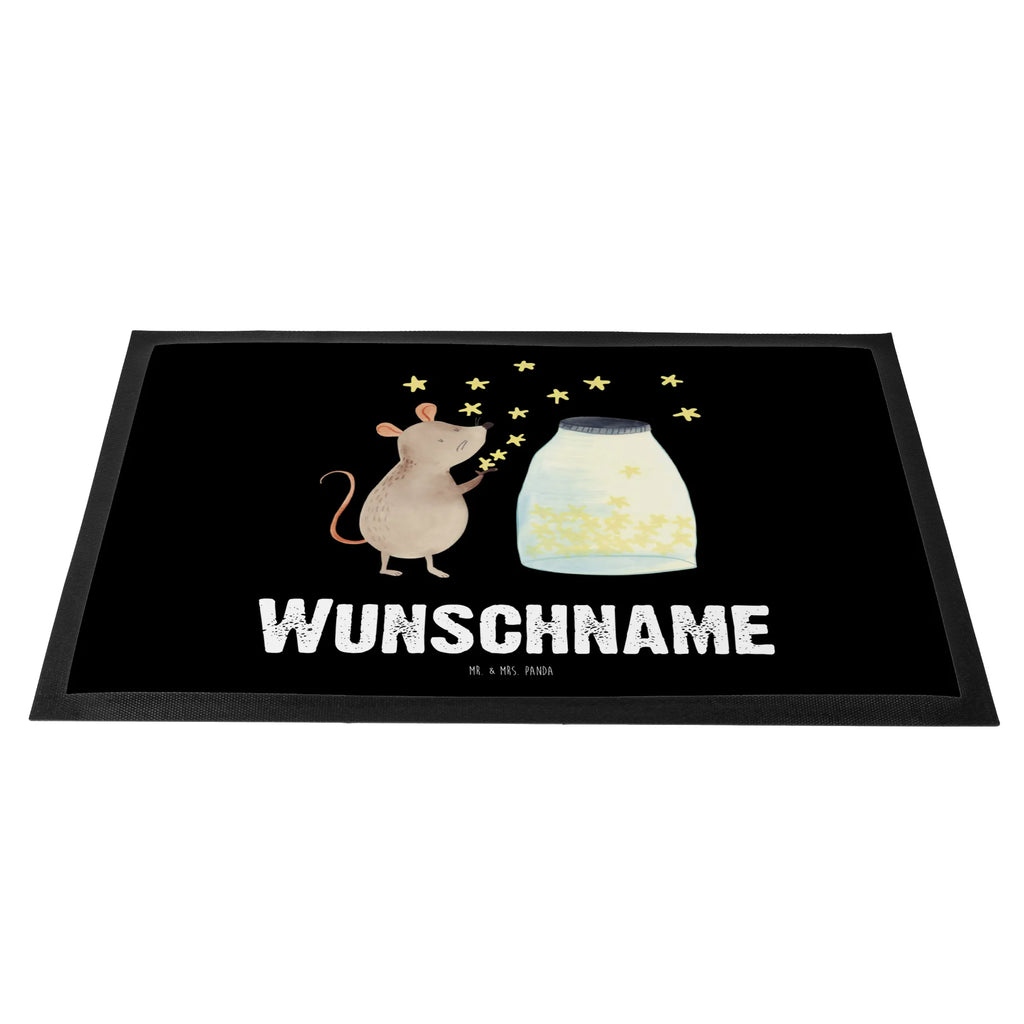 Personalized doormat Mouse Stars small animals, cute, funny, cute animal motives, hand drawn, small world, funny sayings, good mood, happy, gifts, gift ideas, special gifts, animal lover, card, birthday, baptism, stars, child birthday, hope, Mouse, wish, dreams, child, baptism gift, first child, birth, pregnancy