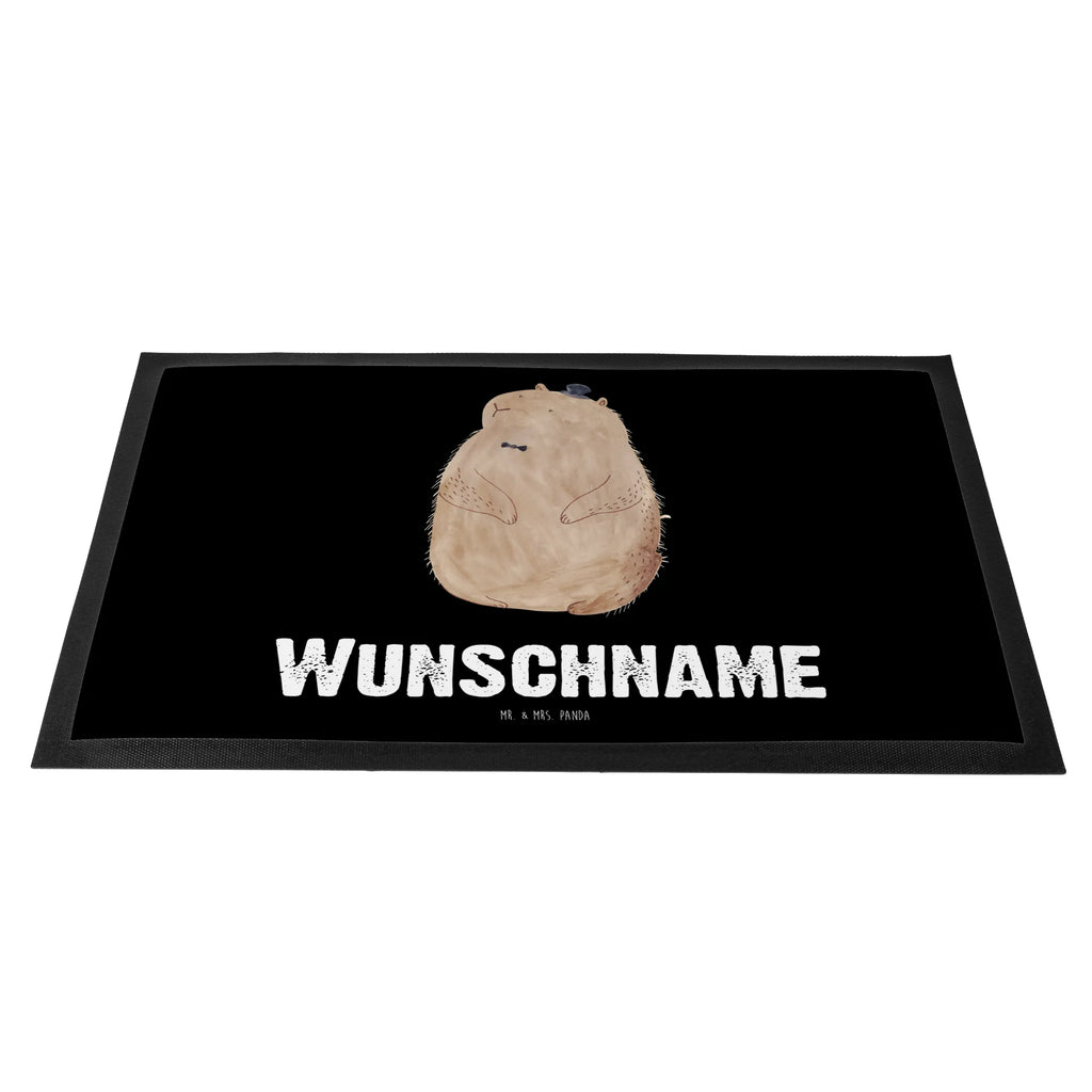 Personalized doormat Groundhog small animals, cute, funny, cute animal motives, hand drawn, small world, funny sayings, good mood, happy, gifts, gift ideas, special gifts, animal lover, card, friendliness, decency, Groundhog, etiquette, cheerfulness, respect