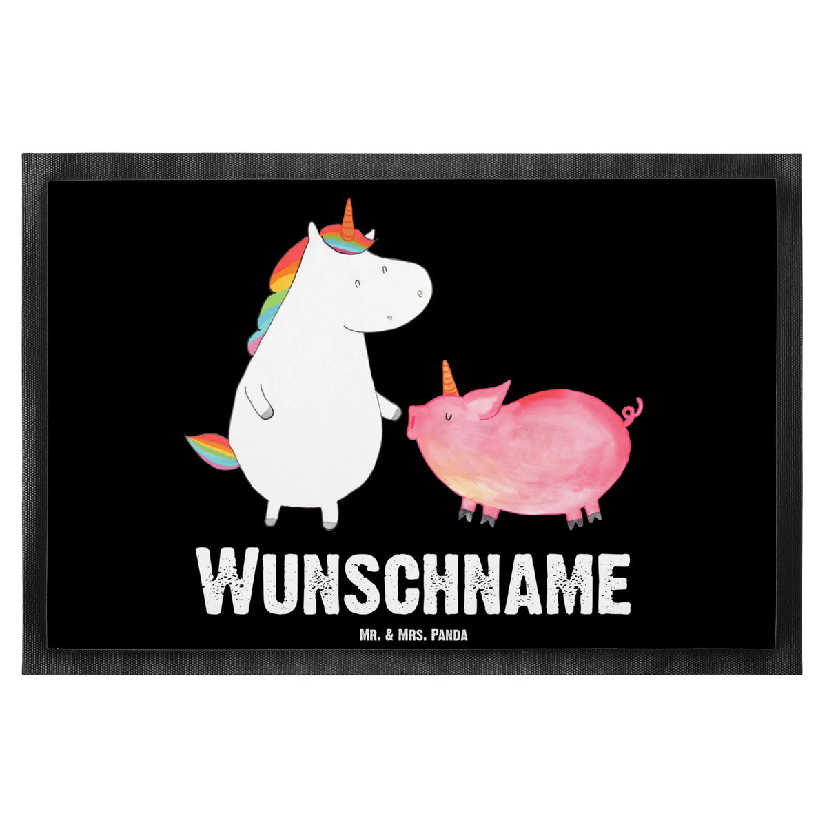 Personalized doormat unicorn Pig unicorn, unicorns, piggycorn, girlfriend gift, Pig, Pighorn, Unicorn, Friendship, piggy, Pigcorn, girlfriend present, funny
