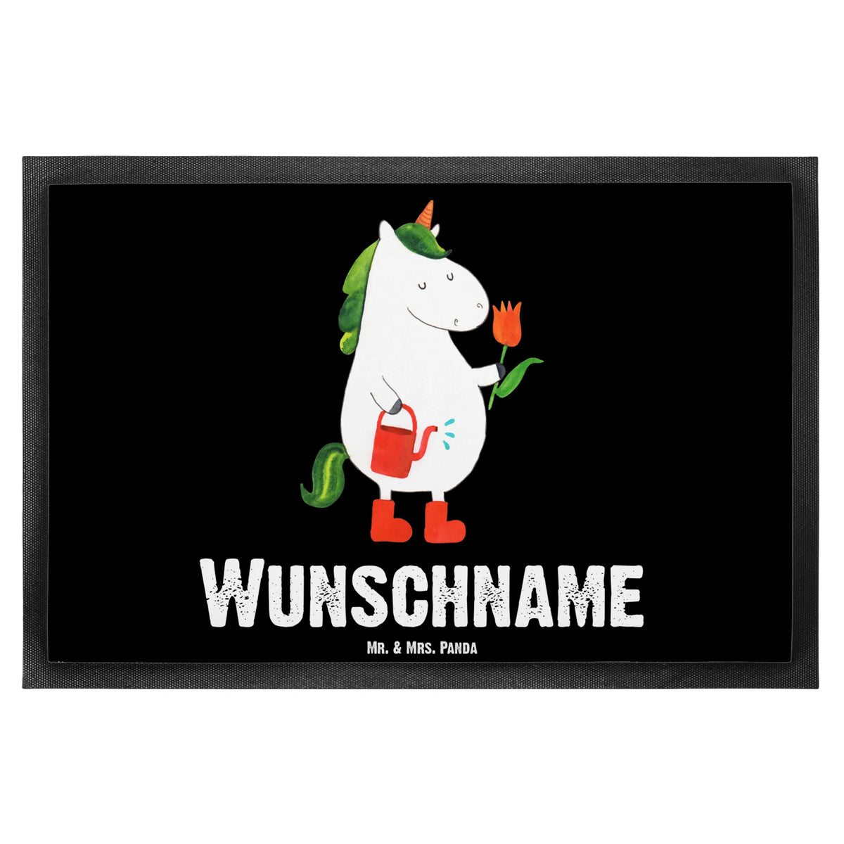 Personalized doormat unicorn gardener unicorn, unicorns, Watering-Can, garden, Flower, Unicorn, gardener present, Girlfriend gift, gardener gift