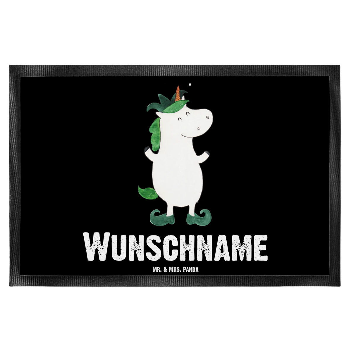 Personalized doormat unicorn joker unicorn, unicorns, Juggler, Middle Ages, Court Jester, Punch, Unicorn