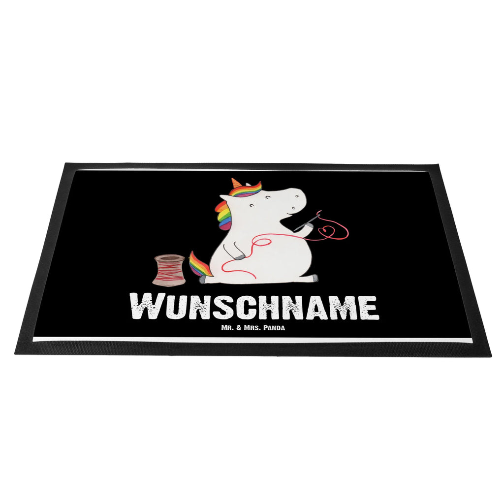 Personalized doormat unicorn seamstress unicorn, unicorns, crochet, sewing room, seamstress present, girlfriend, girl, sew, knitting, seamstress gift, tinkering