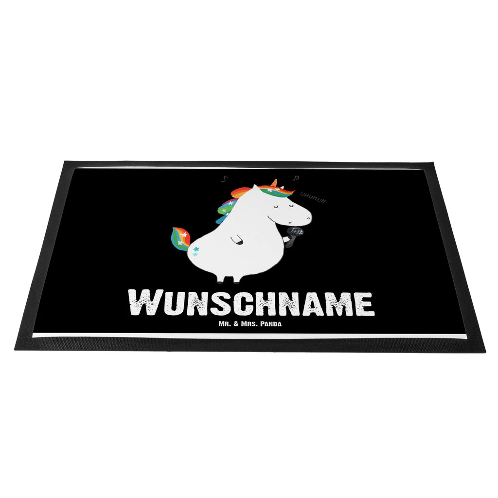 Personalisierte Fußmatte Einhorn Sänger Personalisiert, Türvorleger personalisiert, Haustürmatte personalisiert, Personalisieruung, Fußmatte bedrucken, Wunschnamen, Fußmatte mit Namen, Türvorleger mit Namen, Namensfussmatte, Bedrucken, Personalisierte Fußmatte, Einhorn, Einhörner, Einhorn Deko, Unicorn, Konfetti, Sänger, Fest, Disco, Glitzer, Feier, Party, Geburtstag, Sängerin, Freundin