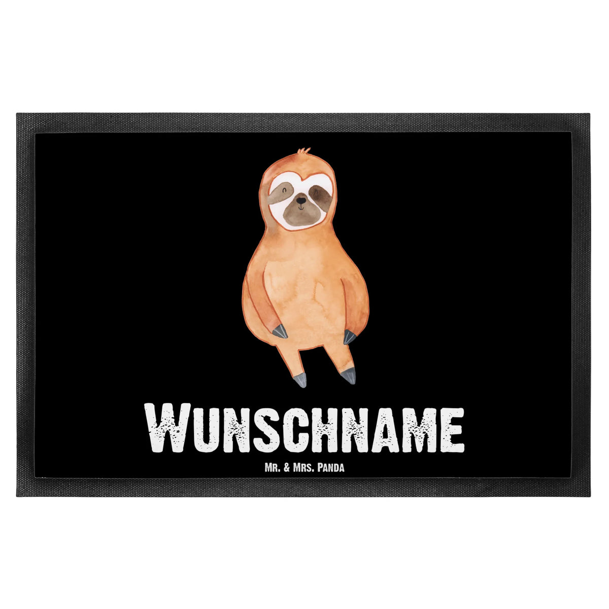Personalized doormat sloth Satisfied trend animal, favorite animal, break, lazy, relax, contented