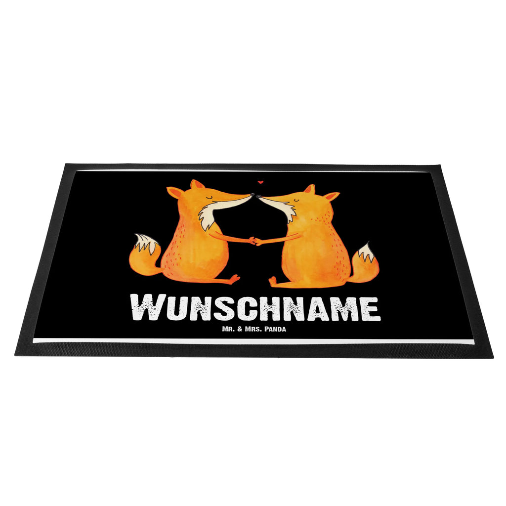 Personalisierte Fußmatte Füchse Liebe Türvorleger personalisiert, Personalisierte Fußmatte, Fußmatte bedrucken, Haustürmatte personalisiert, Bedrucken, Türvorleger mit Namen, Personalisiert, Personalisieruung, Wunschnamen, Fußmatte mit Namen, Namensfussmatte, Fuchs, Ehe, Ehemann, Freundin, Paar, Fox, Freund, Ehefrau, Partner, Liebespaar, Liebe, Liebesbeweis, Füchse, Verlobte
