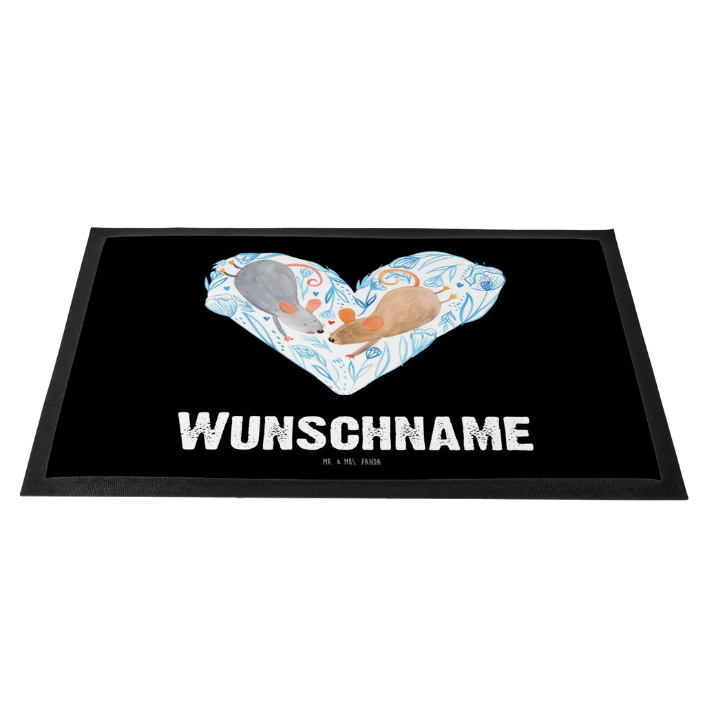 Personalized doormat Mice heart Love, Loving, Two, Together, Marriage, Engagement, Proposal of marriage, Love gift, gift for her, gift for him, anniversary gift, favourite person, love gift, gift for two, mouse, engagement, anniversary, love, mice, love message, wedding, proof of love, togetherness