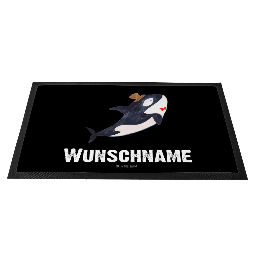 Personalized doormat orca cylinder Seafood, aquatic animals, ocean, sea, fish, shells, corals, reef, whale, narwhal, sea urchin, lobster, platypus, turtle, manatee, crocodile, orca, shrimp, gifts for seafood lovers, water world, underwater animals, underwater world, vacation, deep sea, seafood fans, gift ideas, seafood decoration, seafood posters, party, glitter, confetti, birthday, feast, congratulations, celebration