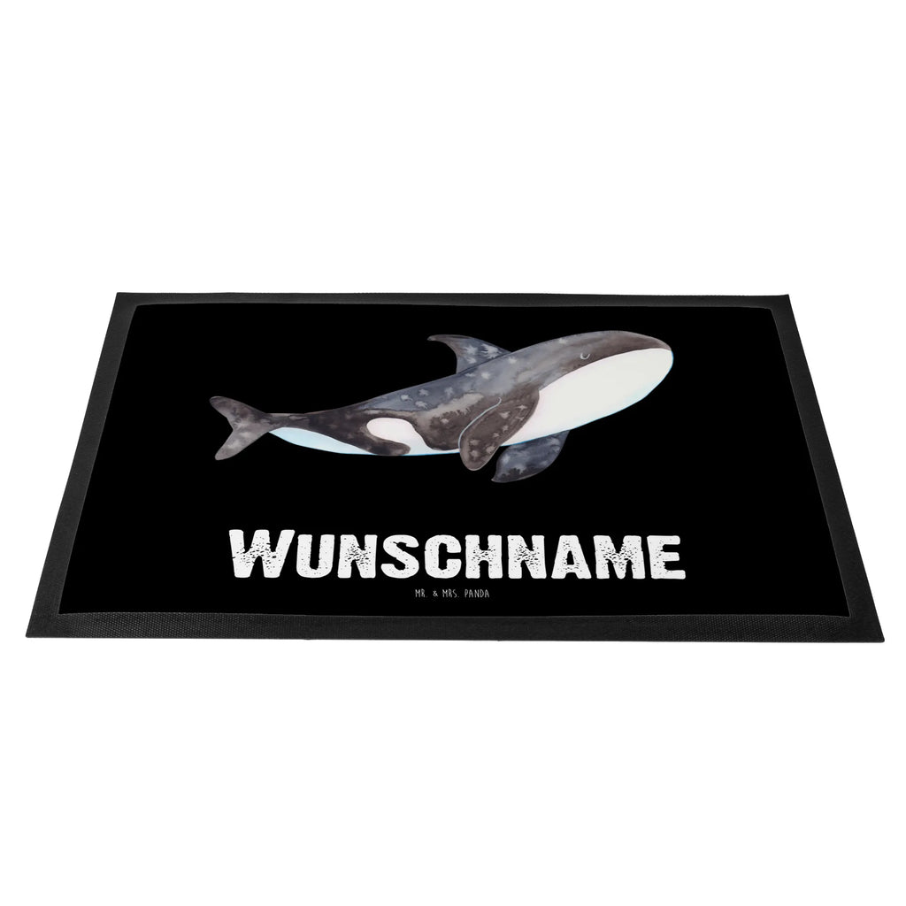 Personalized doormat Orca Seafood, aquatic animals, ocean, sea, fish, shells, corals, reef, whale, narwhal, sea urchin, lobster, platypus, turtle, manatee, crocodile, orca, shrimp, gifts for seafood lovers, water world, underwater animals, underwater world, vacation, deep sea, seafood fans, gift ideas, seafood decoration, seafood posters, opportunities, startup, killer whale, new start, self-love, office, orcas, motivation, work