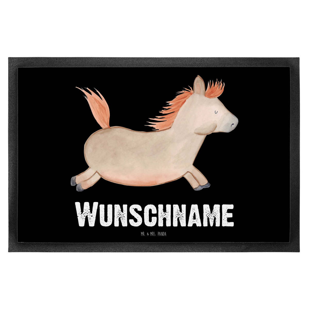 Personalized doormat Horse Jump farm, farm animals, animals, pony, riding out, horses, riding, stable, horse owner, horse stable, horse