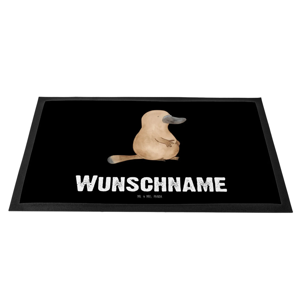 Personalized doormat platypus courage Seafood, aquatic animals, ocean, sea, fish, shells, corals, reef, whale, narwhal, sea urchin, lobster, platypus, turtle, manatee, crocodile, orca, shrimp, gifts for seafood lovers, water world, underwater animals, underwater world, vacation, deep sea, seafood fans, gift ideas, seafood decoration, seafood posters, office, motivation, work, new beginning, training, world trip, courage, Raodtrip, Platypus, wisdom, brave, new start