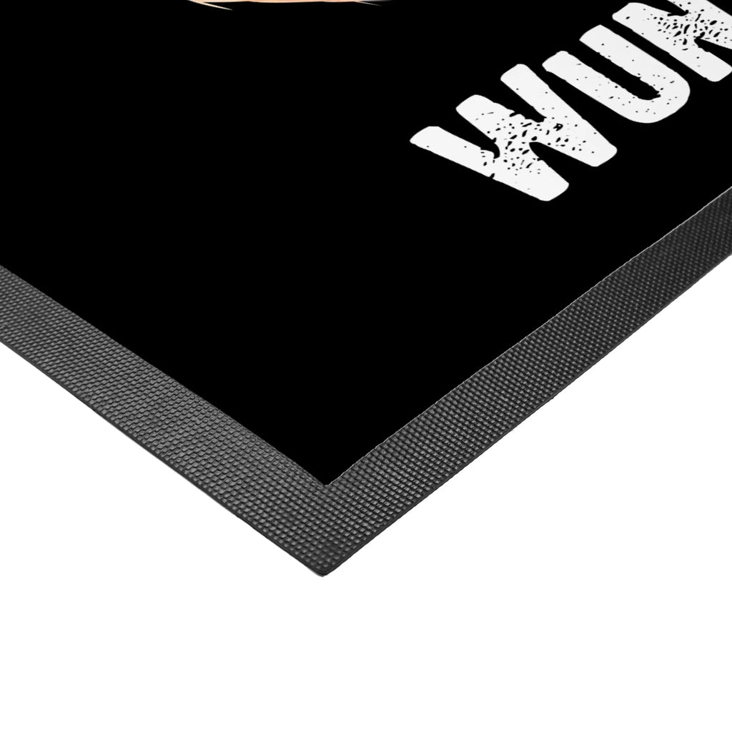 Personalized doormat desert fox Flower Africa, happy, desert fox, flowers, wreath of flowers, desert