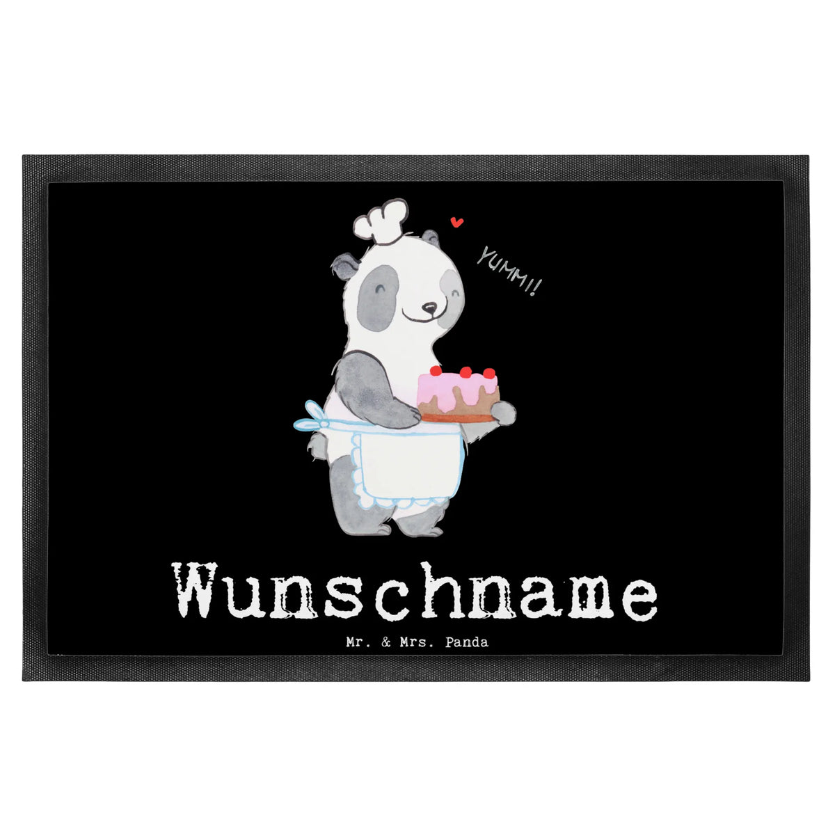 Personalized doormat bear Cook Gift, sport, hobby, giving, thank you, award, profit, athlete, Cooking, hobby cook
