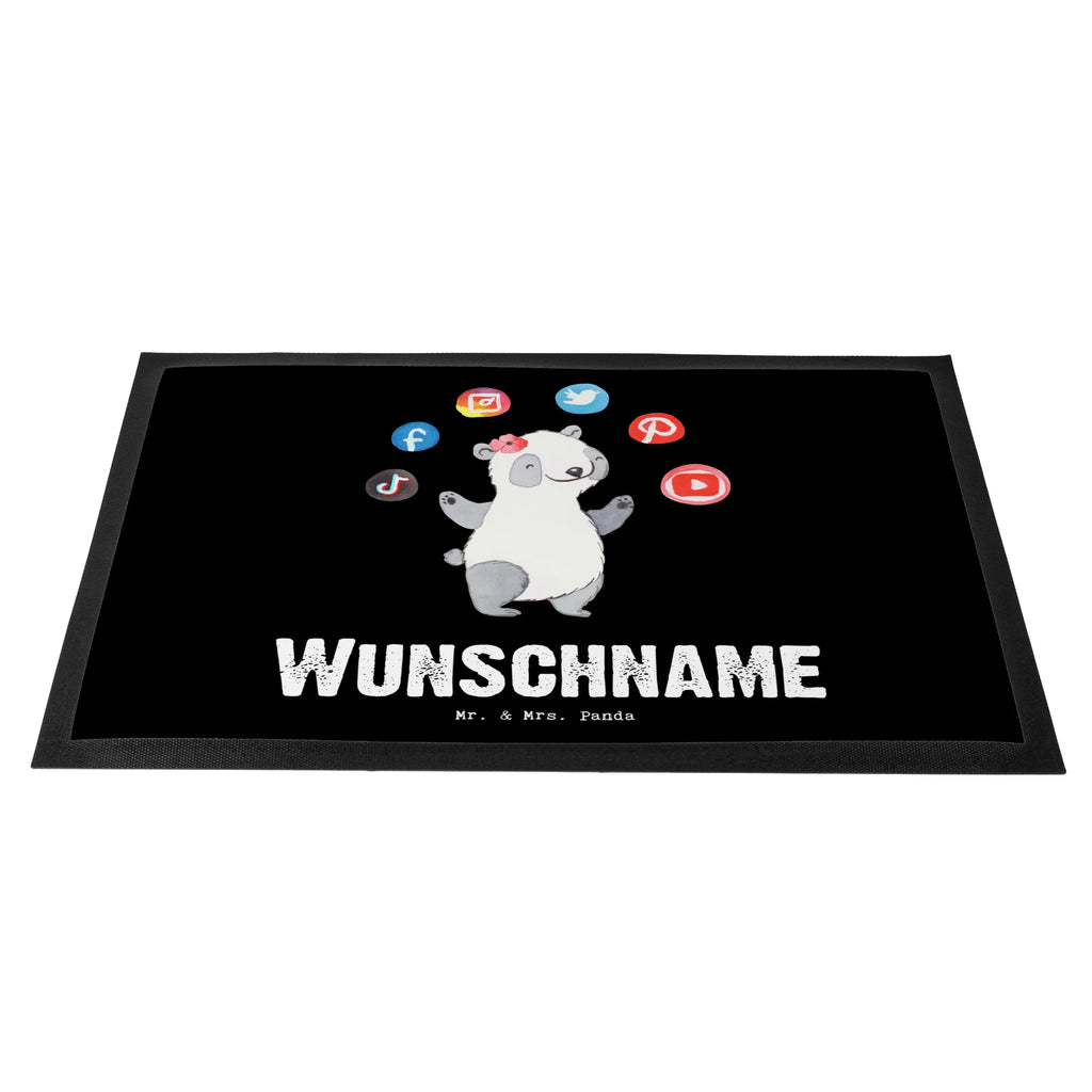 Personalized doormat Social Media Manager heart gift, gift idea, best, farewell gift, passing exam, anniversary, retirement, promotion, job start, sayings, funny, profession