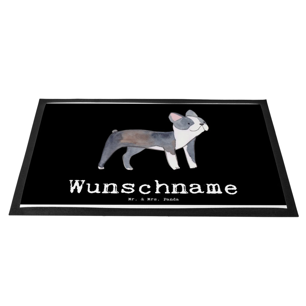 Personalisierte Fußmatte Boston Terrier Lebensretter Fußmatte mit Namen, Türvorleger personalisiert, Fußmatte bedrucken, Personalisieruung, Namensfussmatte, Personalisiert, Bedrucken, Wunschnamen, Personalisierte Fußmatte, Türvorleger mit Namen, Haustürmatte personalisiert, Hund, Hunderasse, Rassehund, Hundebesitzer, Geschenk, Tierfreund, Schenken, Welpe, Boston Terrier