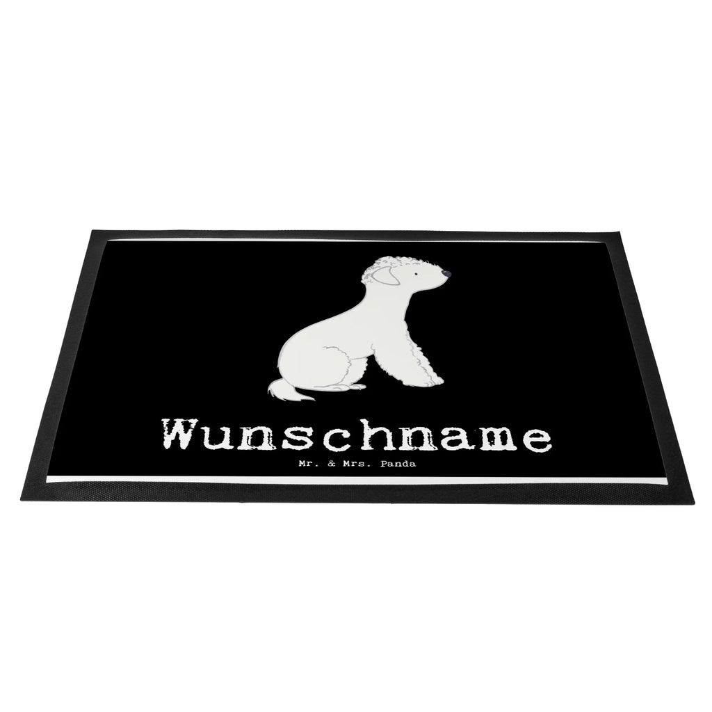 Personalisierte Fußmatte Bedlington Terrier Lebensretter Wunschnamen, Personalisierung, Bedrucken, Haustürmatte Personalisiert, Türvorleger mit Namen, Personalisiert, Namensfussmatte, Fußmatte mit Namen, Türvorleger Personalisiert, Personalisierte Fußmatte, Fußmatte Bedrucken, Geschenk, Schenken, Hund, Hunderasse, Rassehund, Hundebesitzer, Tierfreund, Welpe, Bedlington Terrier, Terrier