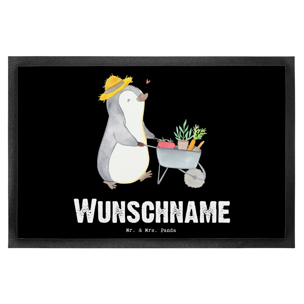 Personalisierte Fußmatte Pinguin Gartenarbeit Personalisieruung, Haustürmatte personalisiert, Fußmatte bedrucken, Namensfussmatte, Bedrucken, Personalisiert, Fußmatte mit Namen, Türvorleger mit Namen, Wunschnamen, Personalisierte Fußmatte, Türvorleger personalisiert, Geschenk, Sport, Sportart, Hobby, Schenken, Danke, Dankeschön, Auszeichnung, Gewinn, Sportler, Gärtnern, Urban gardening, Gartenarbeit, Gartenpflege