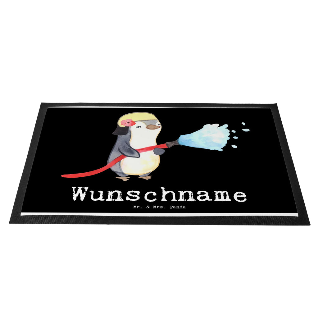 Personalisierte Fußmatte Feuerwehrfrau mit Herz Fußmatte bedrucken, Türvorleger mit Namen, Fußmatte mit Namen, Wunschnamen, Namensfussmatte, Haustürmatte personalisiert, Türvorleger personalisiert, Personalisieruung, Personalisiert, Bedrucken, Personalisierte Fußmatte, Beruf, Ausbildung, Jubiläum, Abschied, Rente, Kollege, Kollegin, Geschenk, Schenken, Arbeitskollege, Mitarbeiter, Firma, Danke, Dankeschön, Brandschutz, Feuerwehrhauptfrau, Feuerwehr, freiwillige Feuerwehr, Feuerwehrfrau