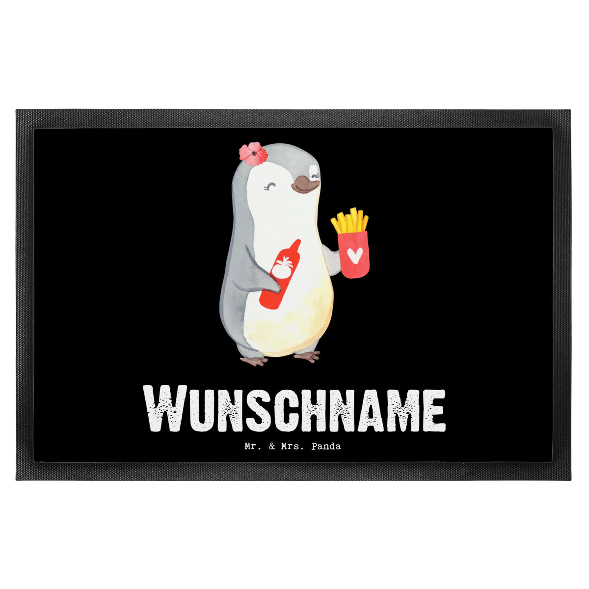 Spersonalizowana wycieraczka Właścicielka budki z przekąskami serce Prezent, Dziękuję, Zawód, Wykształcenie, Jubileusz, Pożegnanie, Emerytura, Kolega, Koleżanka, Dawać, Pracownik, Współpracownik, Dziękuję bardzo