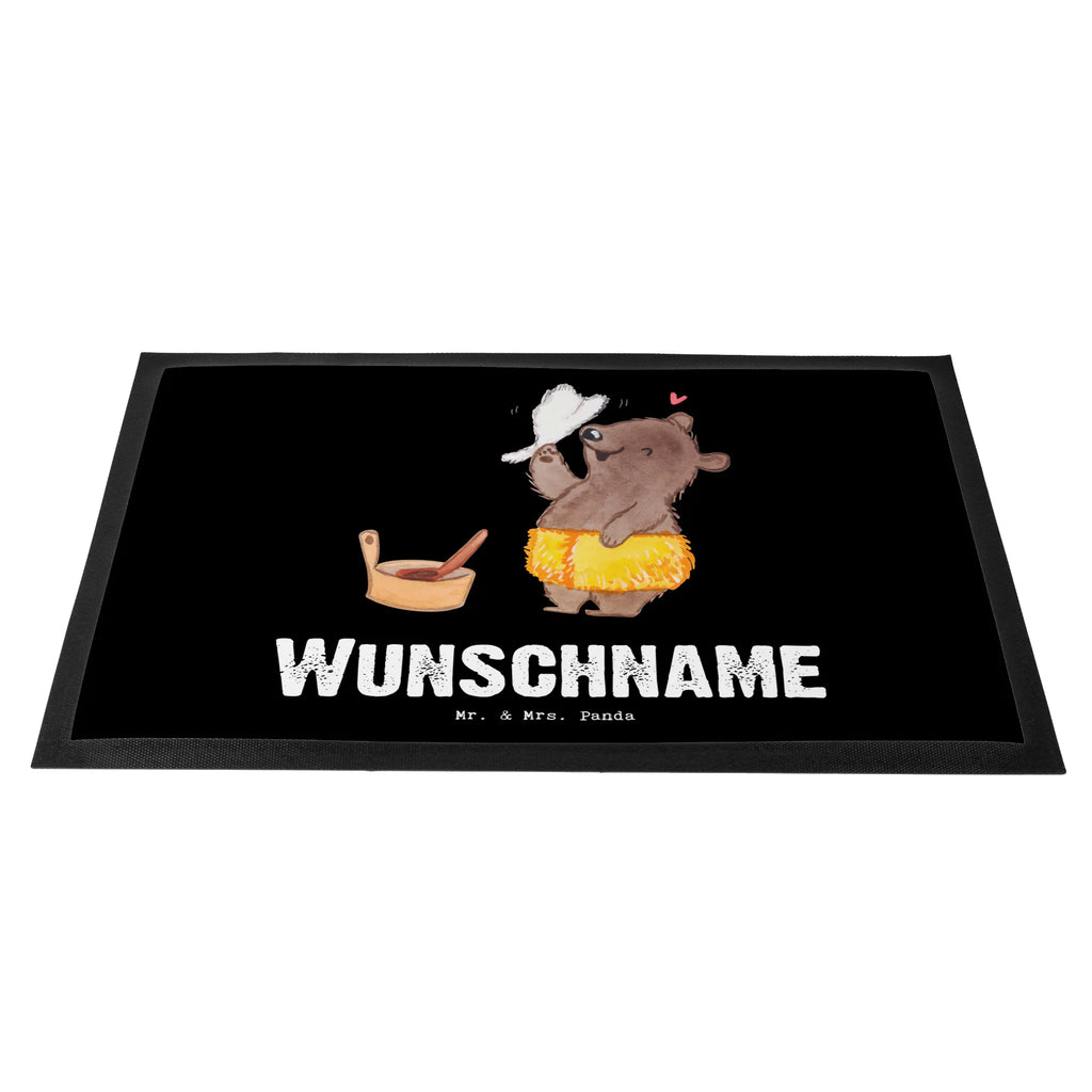 Personalized doormat sauna master heart gift, gift idea, best, farewell gift, passing exam, anniversary, retirement, promotion, job start, sayings, funny, profession