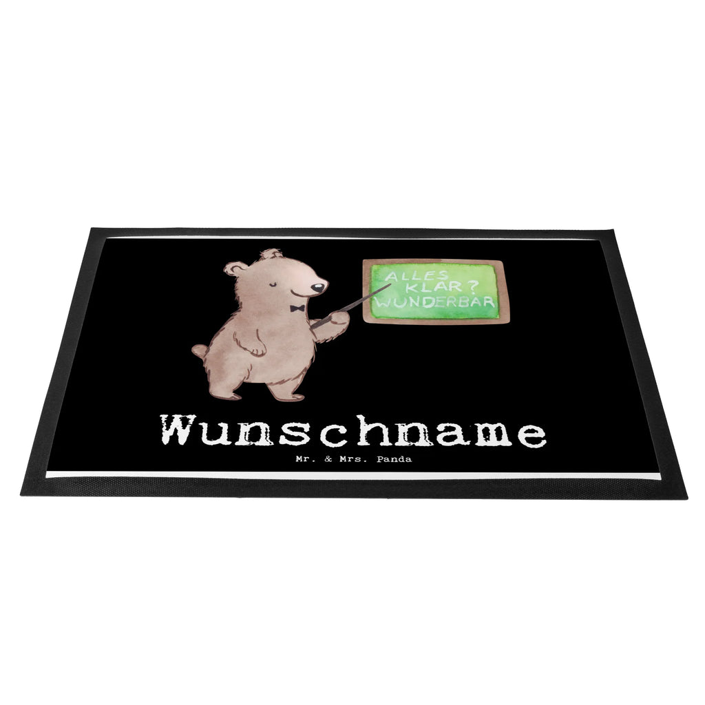 Personalized doormat German teacher Heart gift, gift idea, best, farewell gift, passing exam, anniversary, retirement, promotion, job start, sayings, funny, profession