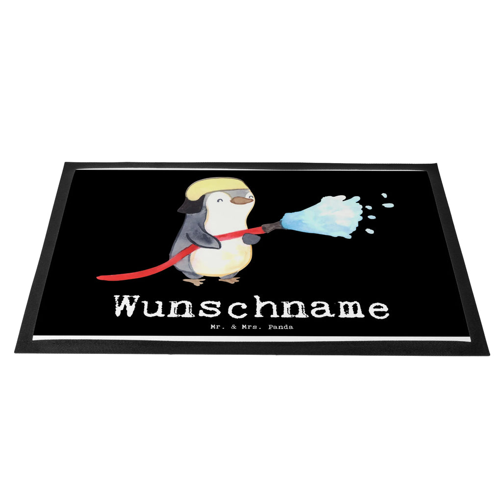 Spersonalizowana wycieraczka strażak Serce Zawód, Wykształcenie, Jubileusz, Pożegnanie, Emerytura, Kolega, Koleżanka, Prezent, Dawać, Pracownik, Współpracownik, Firma, Dziękuję, Dziękuję bardzo