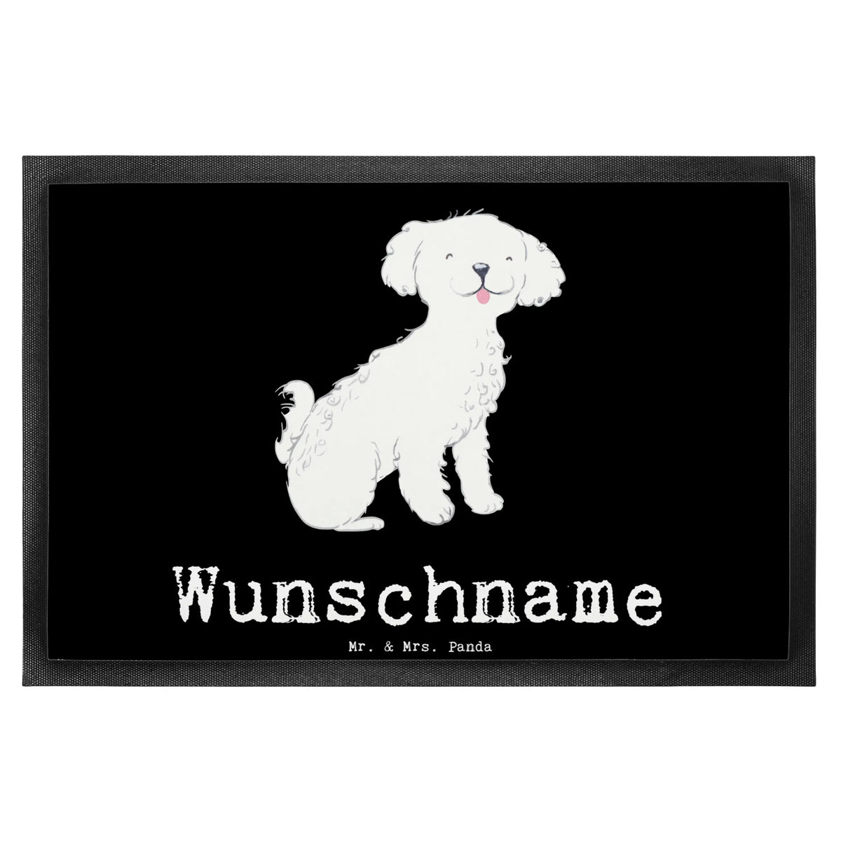 Personalized doormat Bichon Frise Lifesaver Dog, dog breed, purebred dog, dog owner, gift, animal lover, giving, puppy