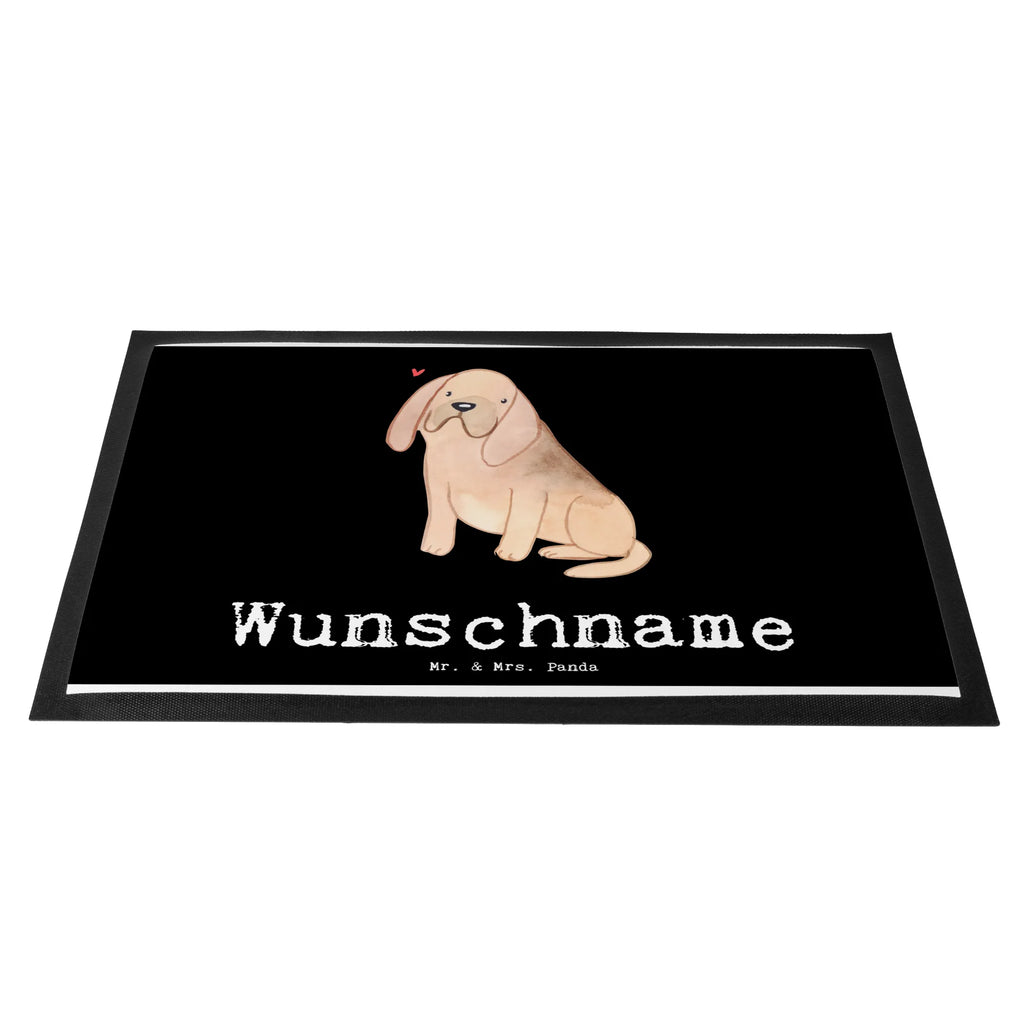 Personalisierte Fußmatte Bloodhound Lebensretter Haustürmatte personalisiert, Fußmatte bedrucken, Personalisieruung, Türvorleger mit Namen, Bedrucken, Namensfussmatte, Wunschnamen, Personalisiert, Fußmatte mit Namen, Türvorleger personalisiert, Personalisierte Fußmatte, Hund, Hunderasse, Rassehund, Hundebesitzer, Geschenk, Tierfreund, Schenken, Welpe, St. Hubertushund, Bloodhound, Chien de Saint Hubert, Bluthund
