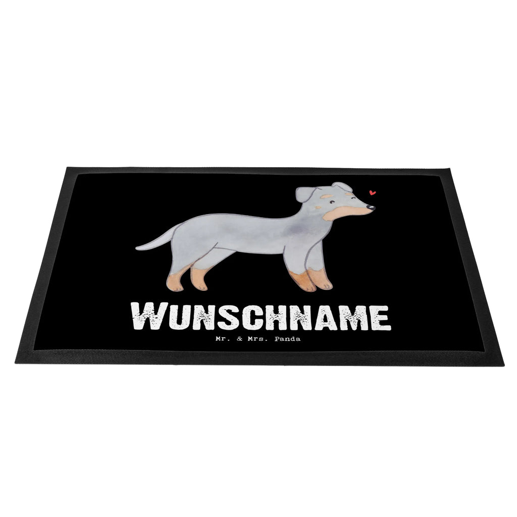 Personalisierte Fußmatte Manchester Terrier Lebensretter Bedrucken, Personalisieruung, Türvorleger mit Namen, Fußmatte mit Namen, Wunschnamen, Fußmatte bedrucken, Personalisiert, Haustürmatte personalisiert, Türvorleger personalisiert, Personalisierte Fußmatte, Namensfussmatte, Hund, Hunderasse, Rassehund, Hundebesitzer, Geschenk, Tierfreund, Schenken, Welpe, Manchester Terrier
