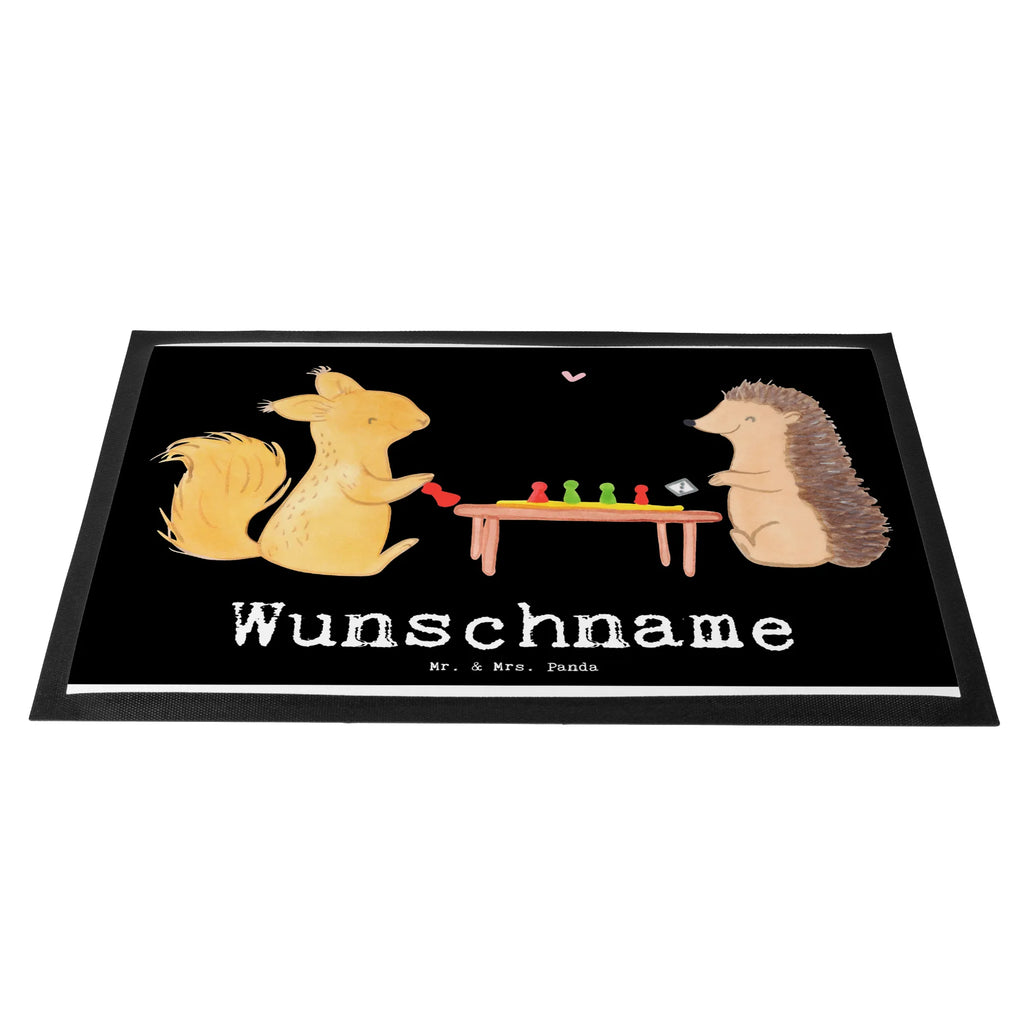 Personalized doormat Squirrel board games Gift, sport, hobby, giving, thank you, award, profit, athlete, game night, games, Board games