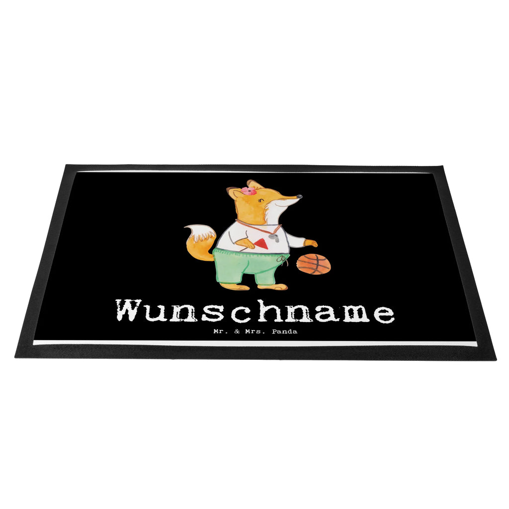 Spersonalizowana wycieraczka trenerka koszykówki serce Zawód, Wykształcenie, Jubileusz, Pożegnanie, Emerytura, Kolega, Koleżanka, Prezent, Dawać, Pracownik, Współpracownik, Firma, Dziękuję, Dziękuję bardzo