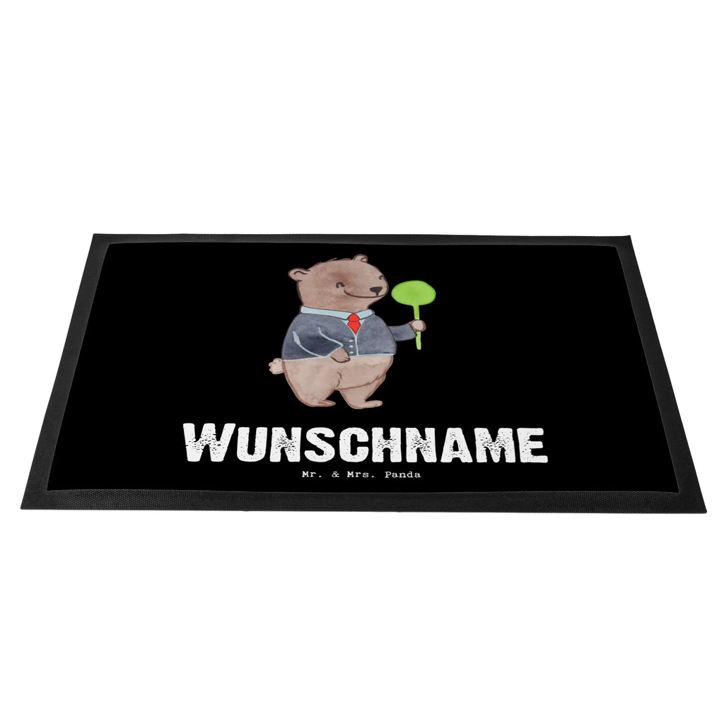 Personalized doormat Train attendant Heart gift, gift idea, best, farewell gift, passing exam, anniversary, retirement, promotion, job start, sayings, funny, profession