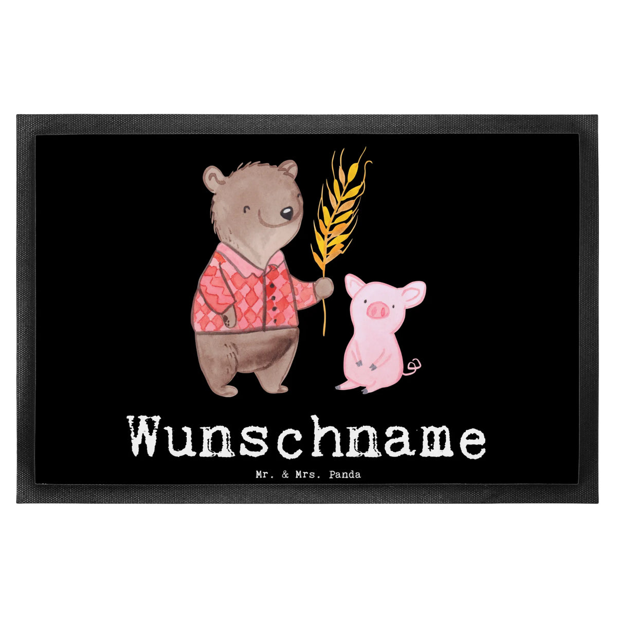 Personalized doormat Farmer heart gift, gift idea, best, farewell gift, passing exam, anniversary, retirement, promotion, job start, sayings, funny, profession