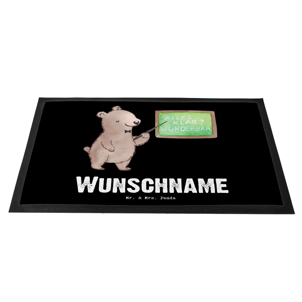 Personalized doormat Tutor heart gift, gift idea, best, farewell gift, passing exam, anniversary, retirement, promotion, job start, sayings, funny, profession