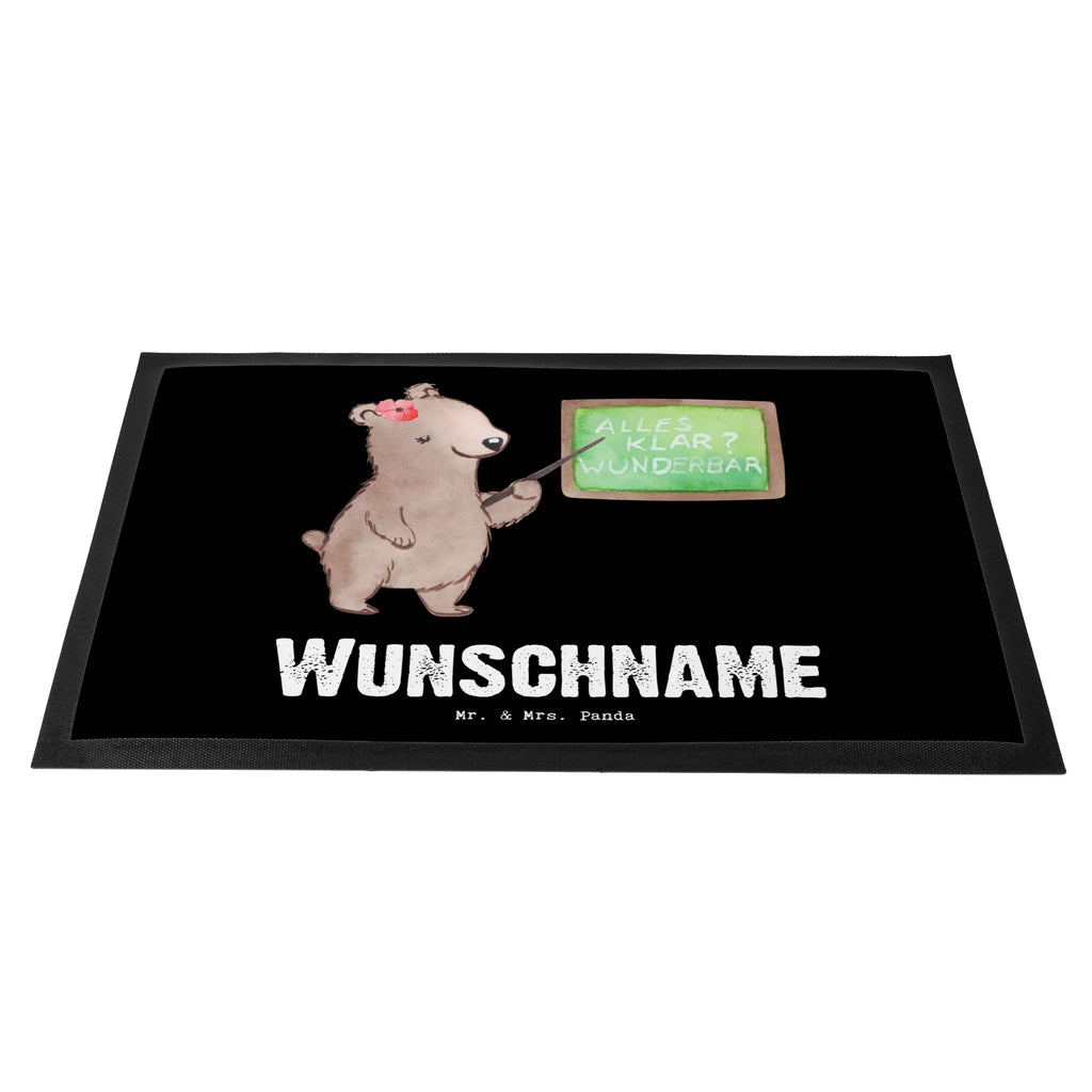 Personalized doormat tutor heart gift, gift idea, best, farewell gift, passing exam, anniversary, retirement, promotion, job start, sayings, funny, profession