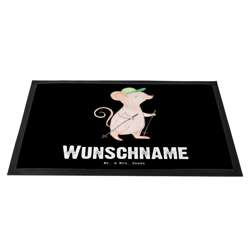Personalisierte Fußmatte Maus Walking Bedrucken, Fußmatte mit Namen, Personalisierte Fußmatte, Fußmatte bedrucken, Türvorleger personalisiert, Personalisiert, Personalisieruung, Haustürmatte personalisiert, Türvorleger mit Namen, Namensfussmatte, Wunschnamen, Geschenk, Sport, Sportart, Hobby, Schenken, Danke, Dankeschön, Auszeichnung, Gewinn, Sportler, Walking, schnelles Gehen, Walken, Spazieren gehen