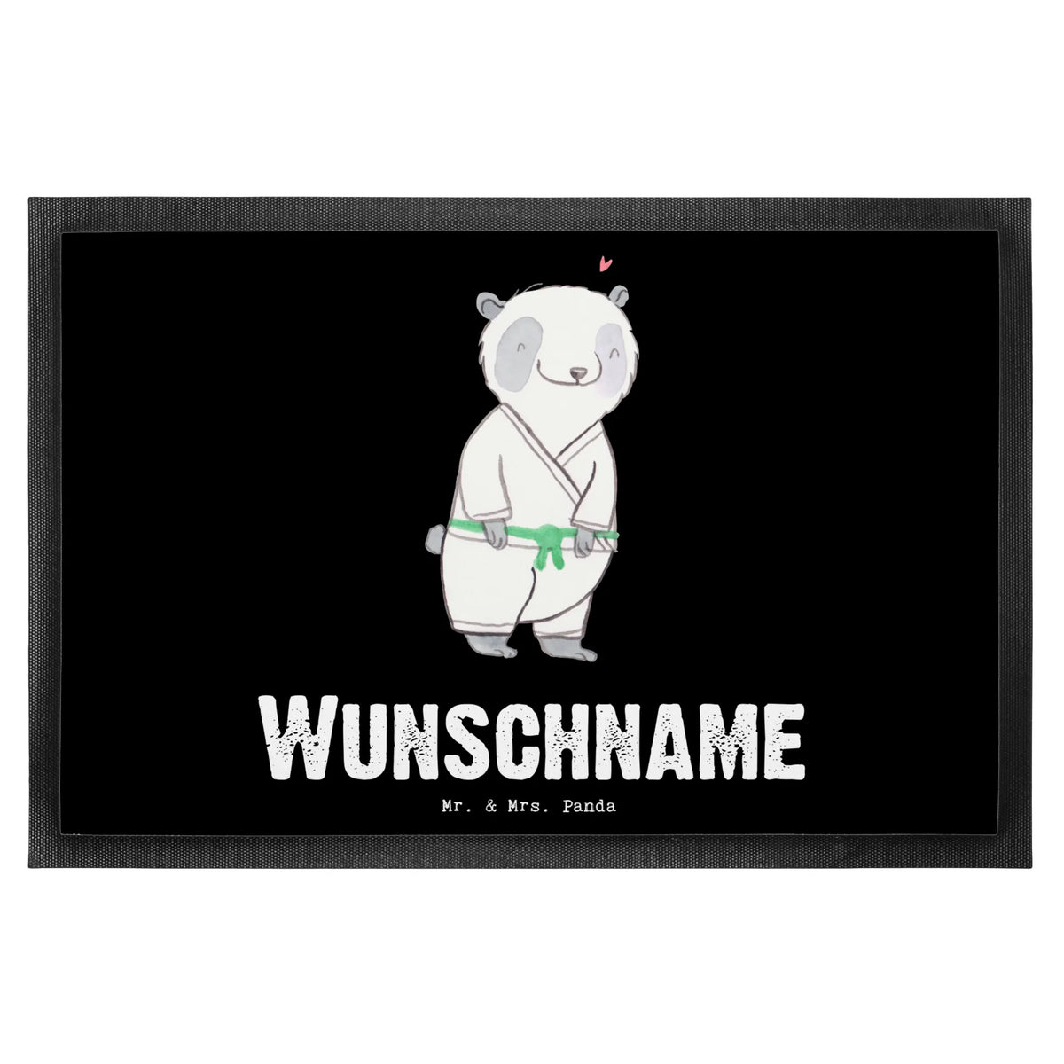 Spersonalizowana wycieraczka Panda Jiu Jitsu Prezent, Sport, Dyscyplina sportowa, Hobby, Darować, Dziękuję, Dzięki, Wyróżnienie, Wygrana, Sportowiec