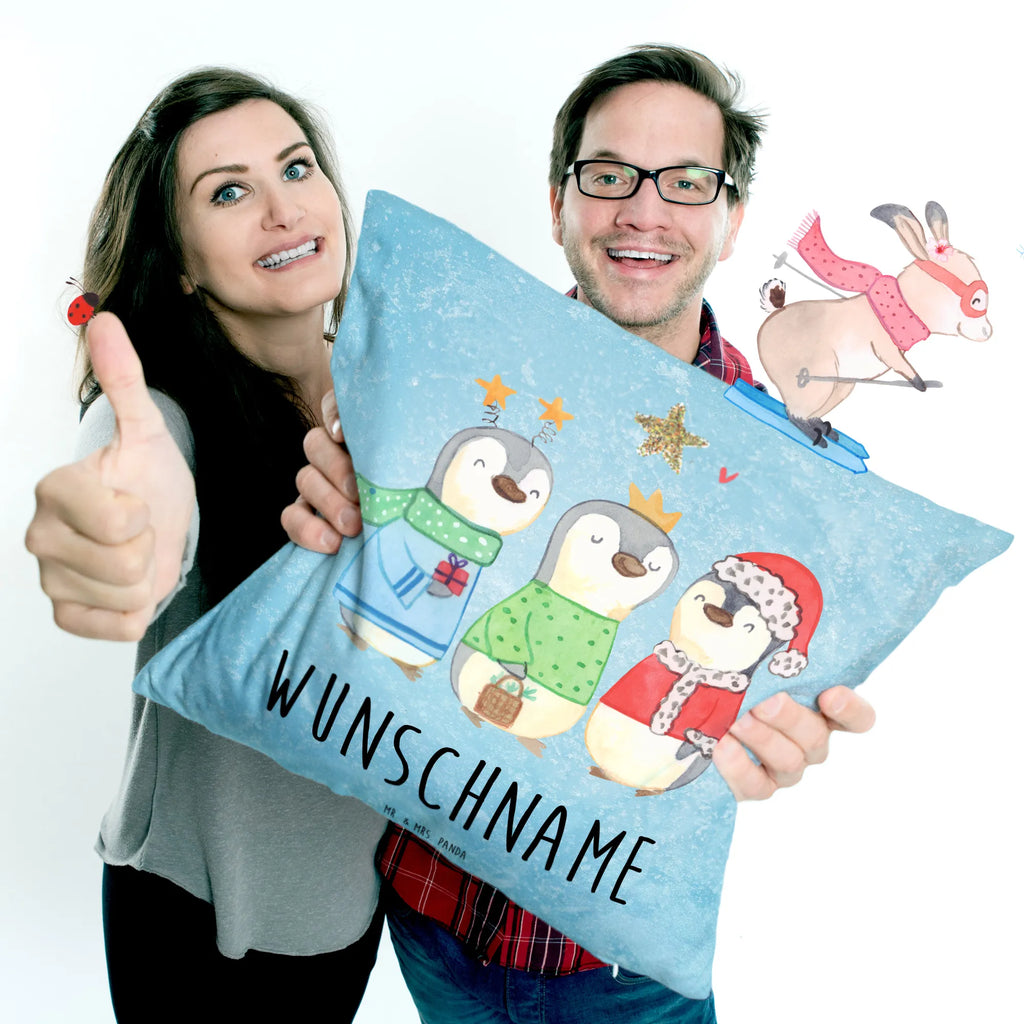 Personalised cushion wintertime Holy Three Kings Winter, Christmas, Christmas time, snow, Christmas days, Santa Claus, Epiphany, Christmas present, Christmas Eve