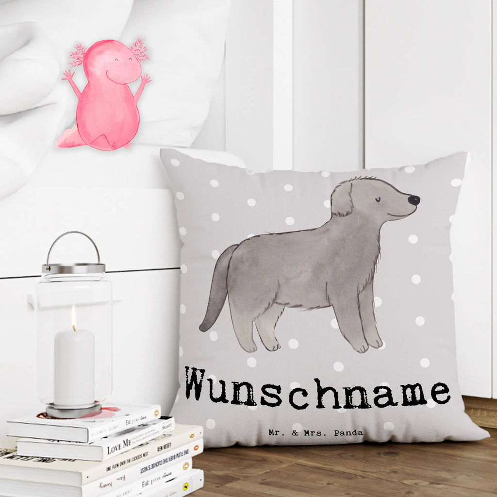 Personalised cushion Newfoundland Lifesaver Dog, dog breed, purebred dog, dog owner, gift, animal lover, giving, puppy