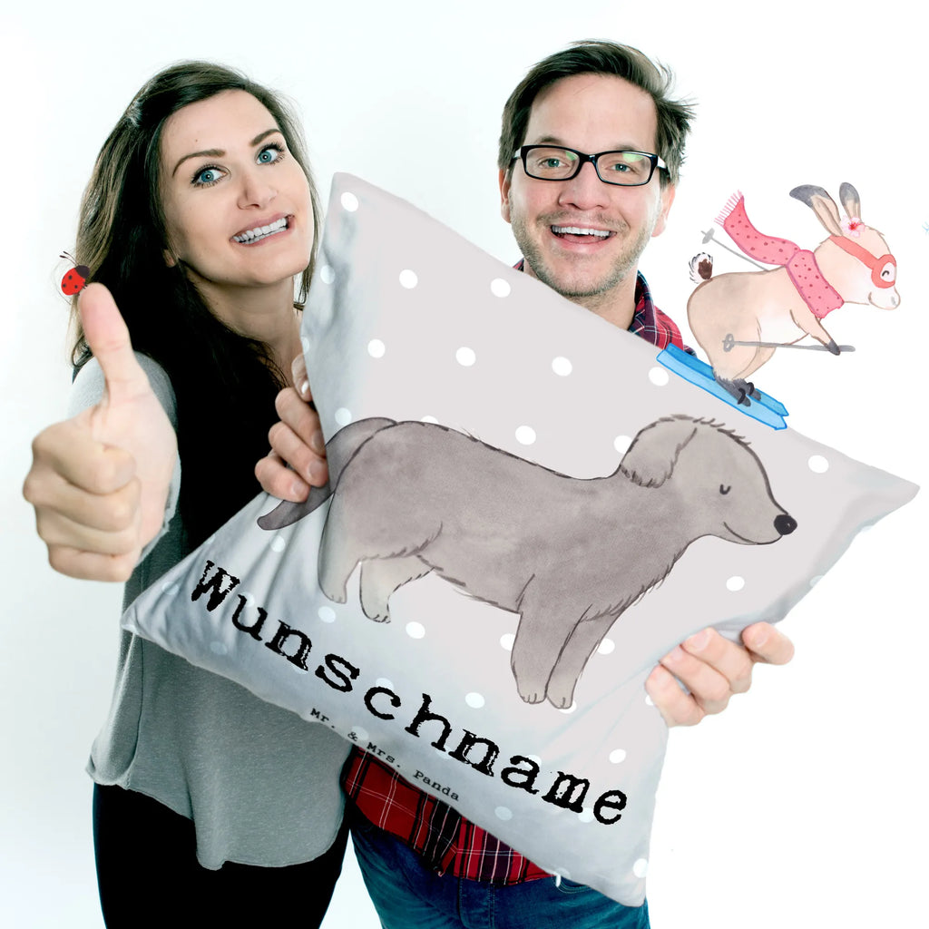 Personalised cushion Newfoundland Lifesaver Dog, dog breed, purebred dog, dog owner, gift, animal lover, giving, puppy