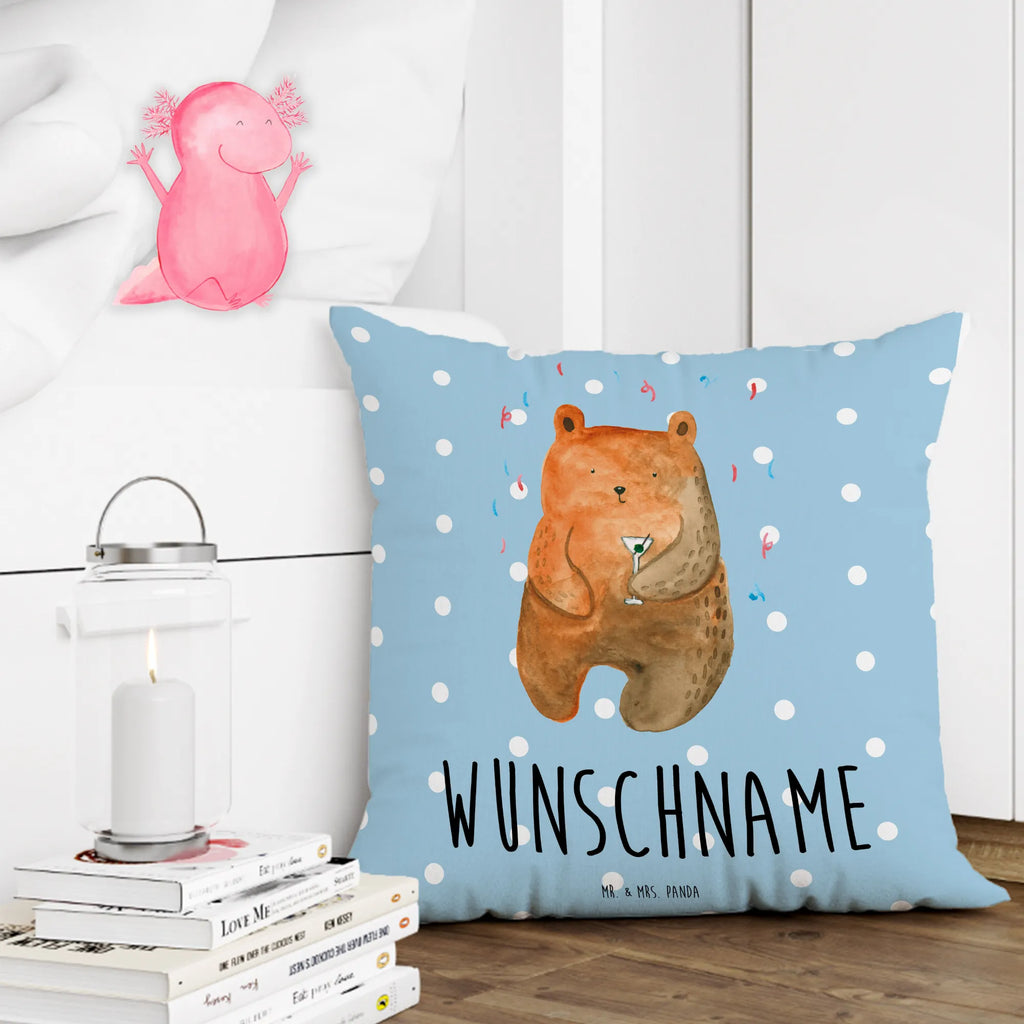 Personalizowana poduszka Niedźwiedź Impreza Niedźwiedź, Miś, Pluszowy miś