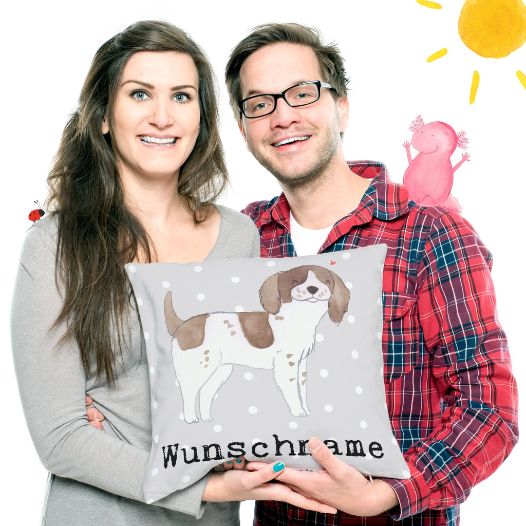 Personalised cushion English Springer Spaniel Lifesaver Dog, dog breed, purebred dog, dog owner, gift, animal lover, giving, puppy