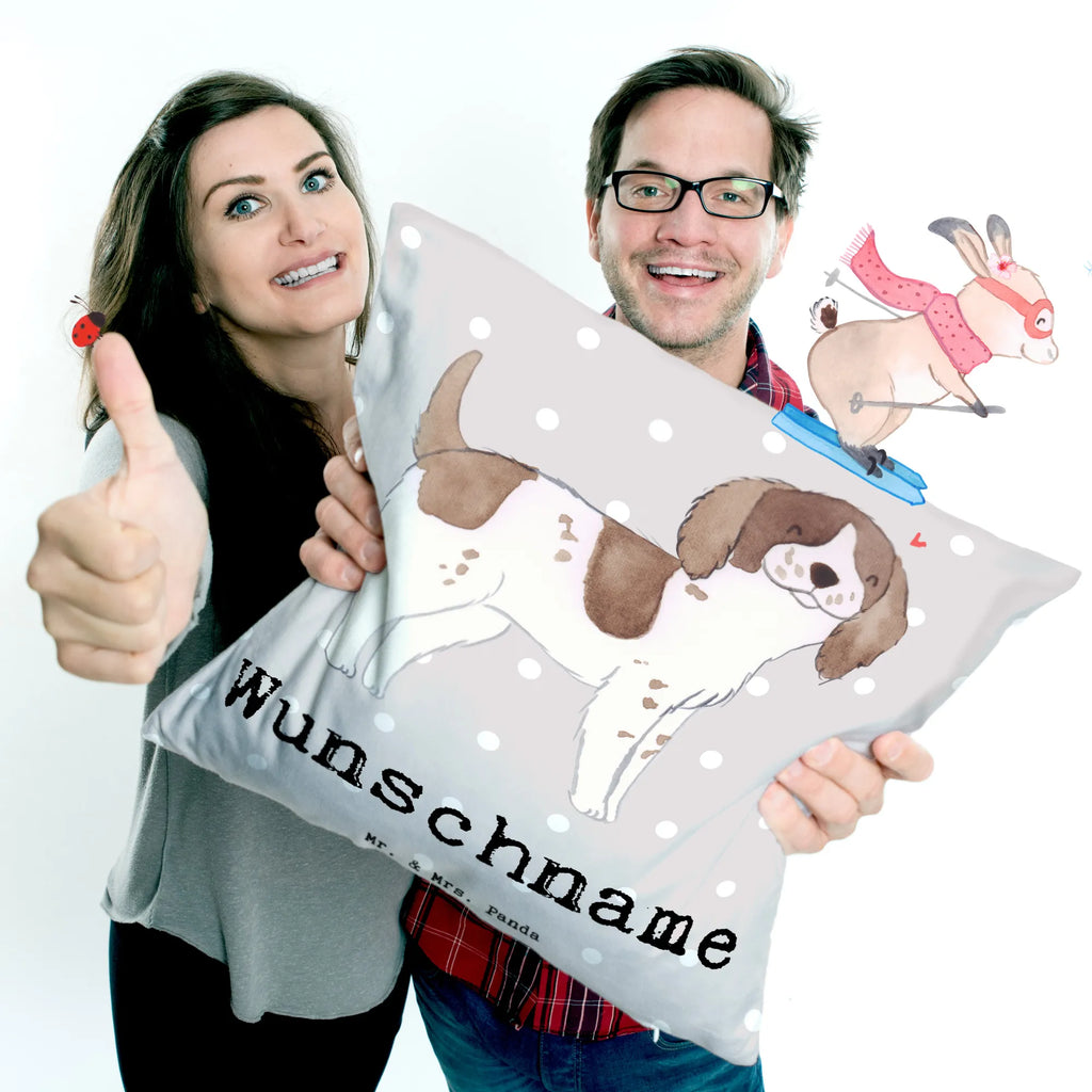 Personalised cushion English Springer Spaniel Lifesaver Dog, dog breed, purebred dog, dog owner, gift, animal lover, giving, puppy