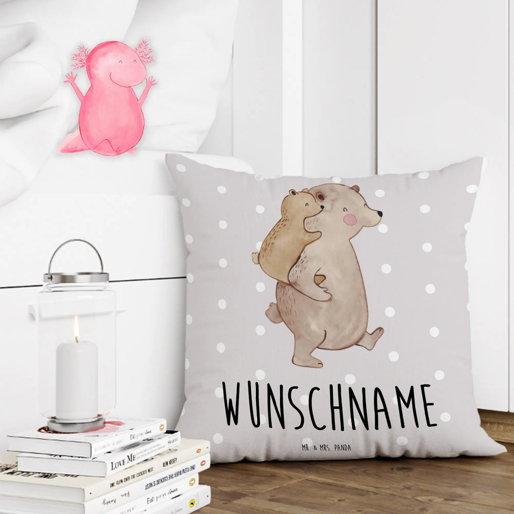 Personalised cushion Papa Bear Family, Father's Day, Mother's Day, brother, sister, Mom, Dad, daddy, birthday, father's day, uncle, dad, present