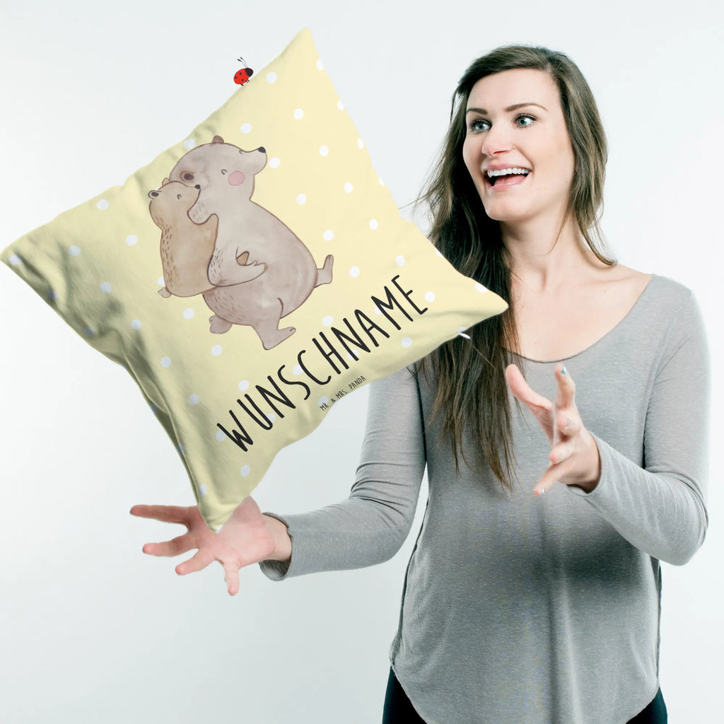 Personalised cushion Papa Bear Family, Father's Day, Mother's Day, brother, sister, Mom, Dad, daddy, birthday, father's day, uncle, dad, present