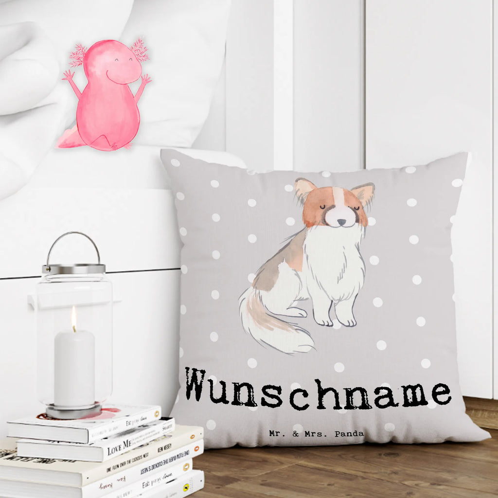Personalised cushion Butterfly Lifesaver Dog, dog breed, purebred dog, dog owner, gift, animal lover, giving, puppy