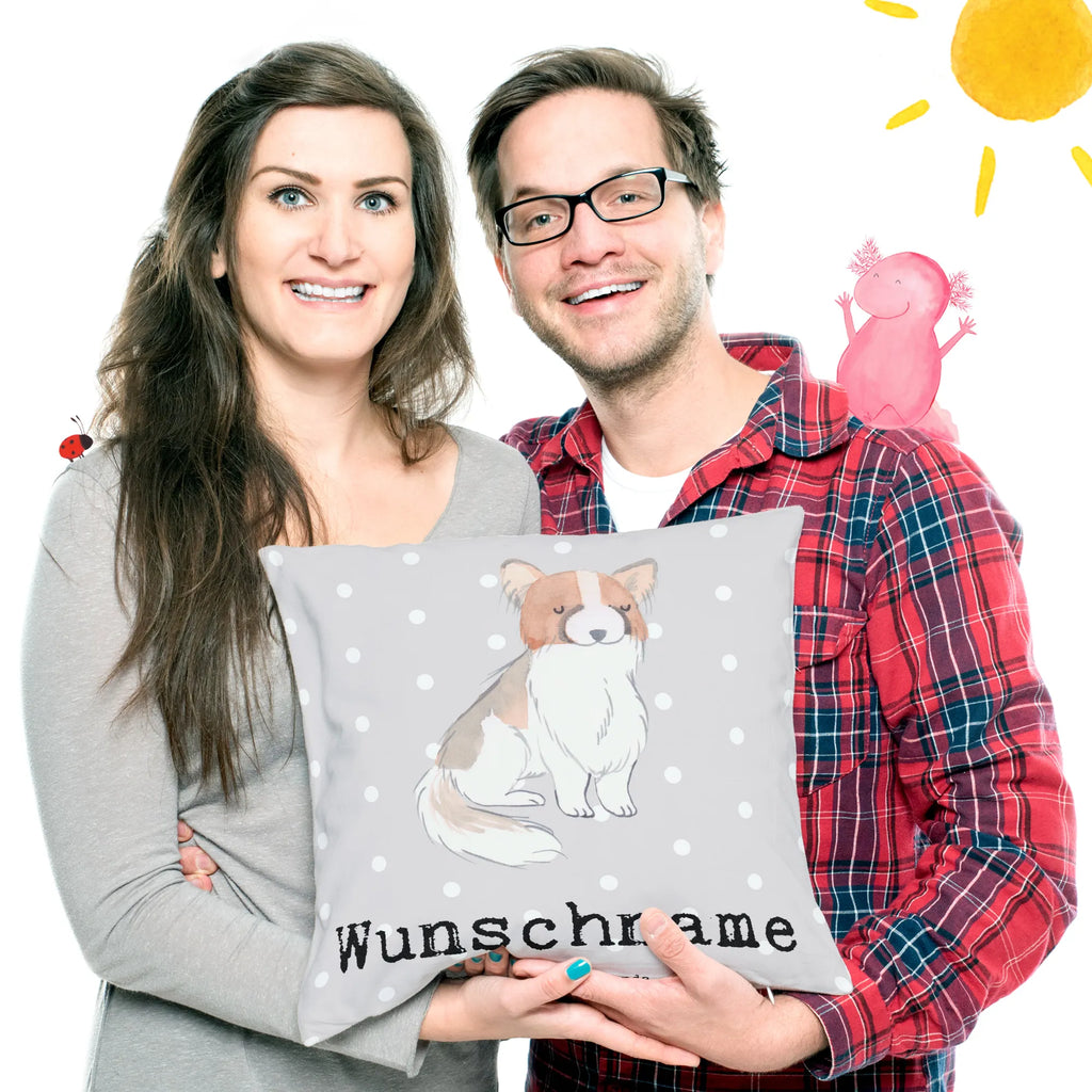 Personalised cushion Butterfly Lifesaver Dog, dog breed, purebred dog, dog owner, gift, animal lover, giving, puppy