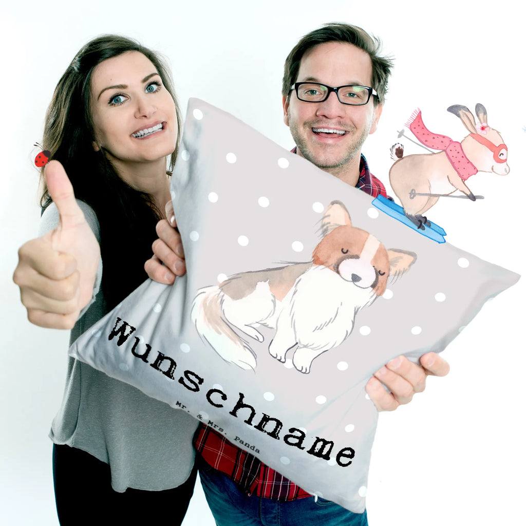 Personalised cushion Butterfly Lifesaver Dog, dog breed, purebred dog, dog owner, gift, animal lover, giving, puppy