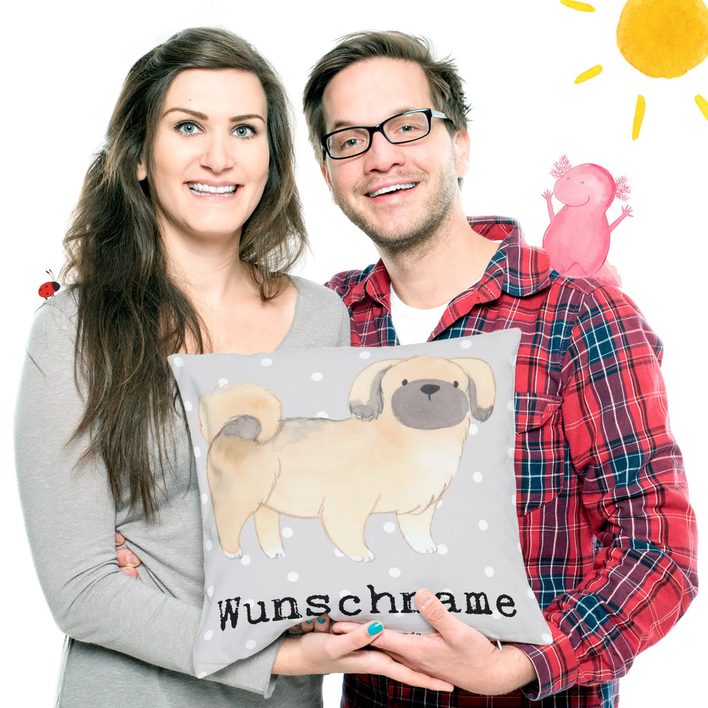 Personalised cushion Pekingese Lifesaver Dog, dog breed, purebred dog, dog owner, gift, animal lover, giving, puppy