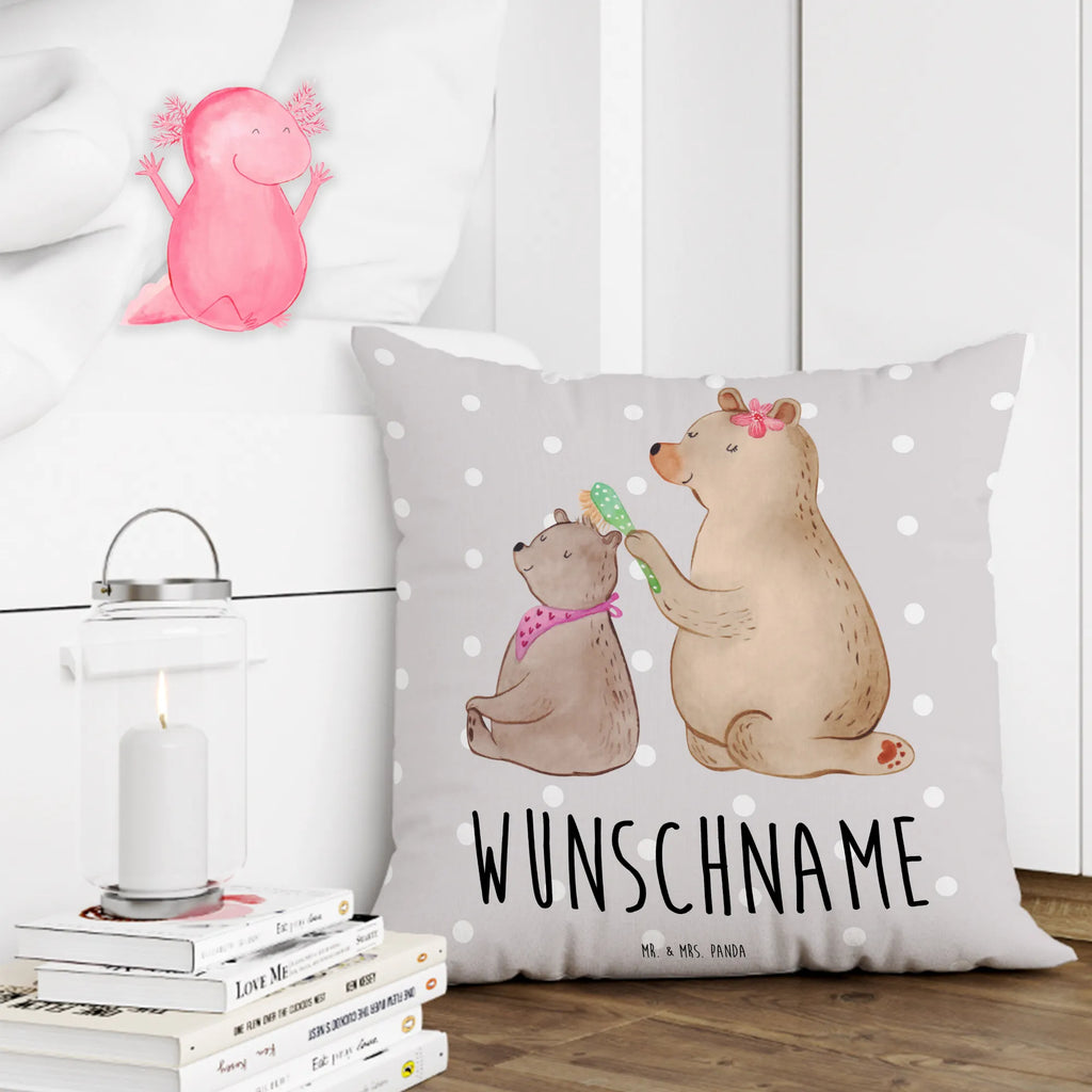 Personalised cushion bear child Kissen, Wunschname, Personalisiert, Name, Bedrucken, Kopfkissen, Schwester, Familie, Vatertag, Opa, Oma, Muttertag, Papa, Mama, Bruder, Geschenk, Mutti, Mutter